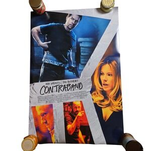 Contraband 2012 Original Movie Poster 27x40 Mark Wahlberg Kate Beckinsale D/S